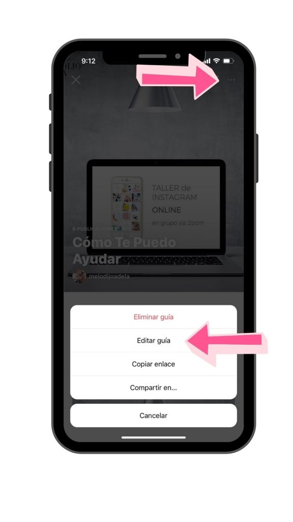 Como reordenar tu Guia de Instagram
