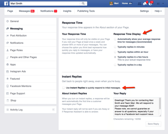 new Facebook messaging tools
