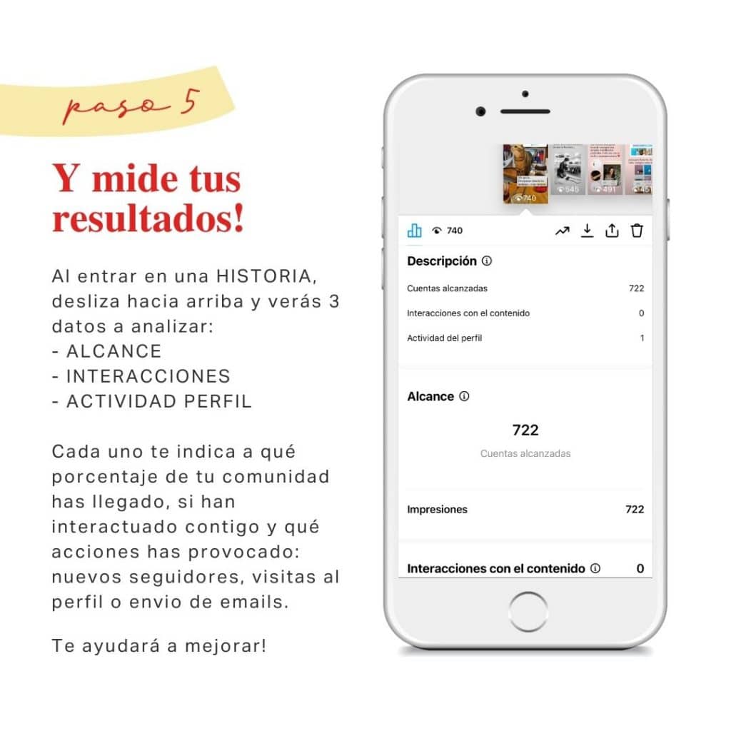 Paso 5 - mide tus resultados