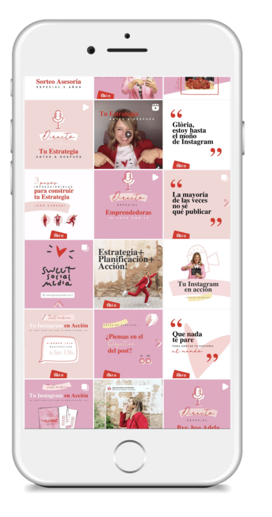 Revisa el estilo vidual de tu feed